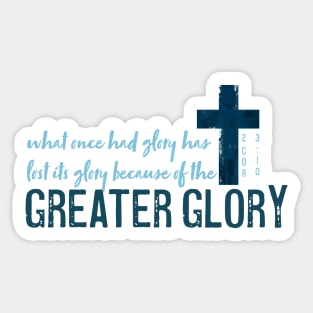 2 Corinthians 3:10 Sticker